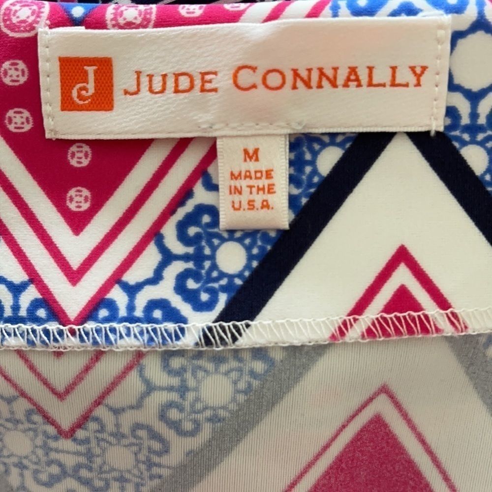 Jude Connally Chevron Print Dress size M - Picture 6 of 7